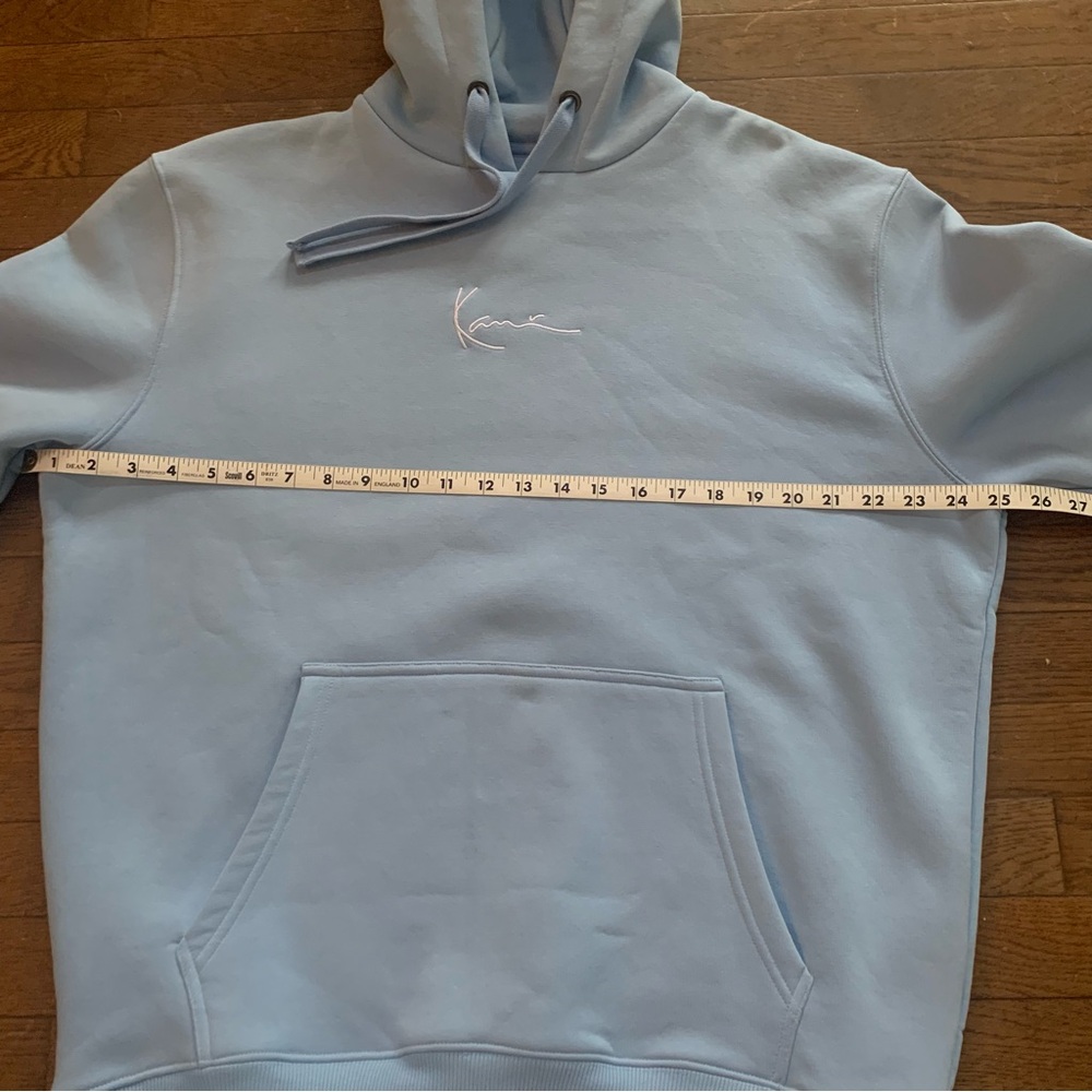 Karl Kani Signature Essential Pullover Hoodie | M | Light Blue NEW!! - Picture 13 of 14